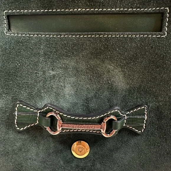 Valentino Dark Green Leather and suede Bag-brand new no tag - Picture 15 of 16